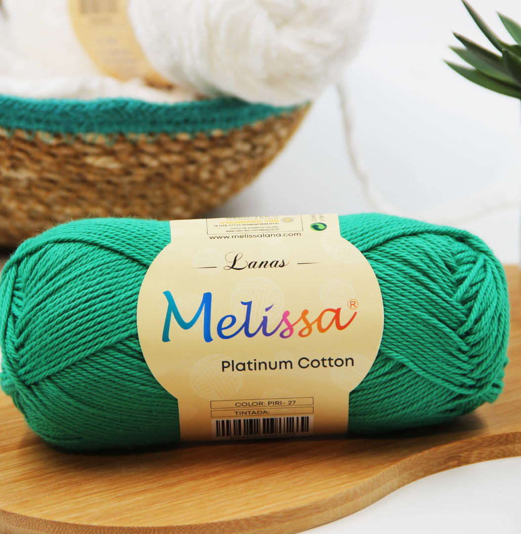 MELISSA Platinum Cotton vert 75g