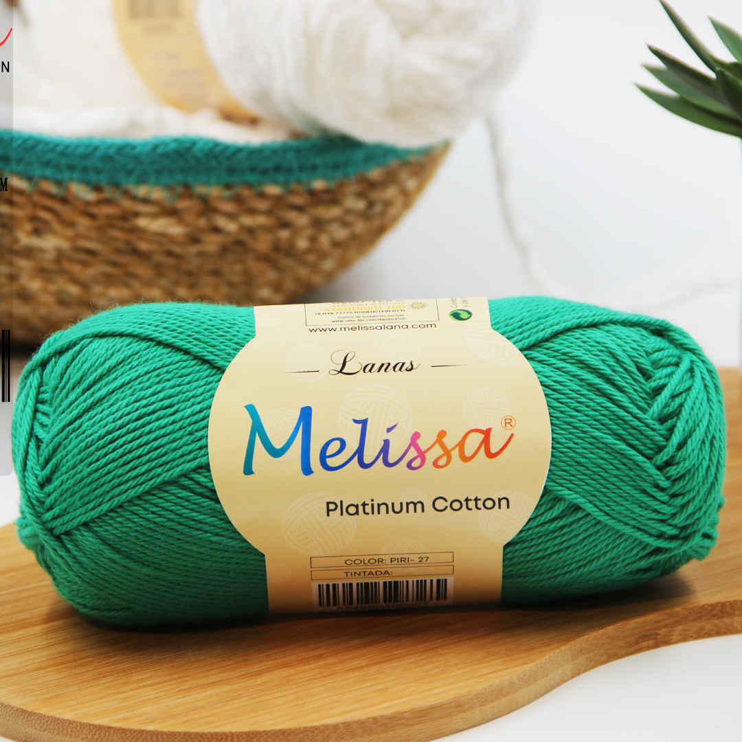 PLATINUM COTTON vert 75g