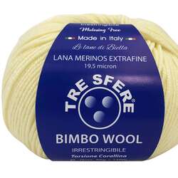 BIMBO WOOL jaune citron 50g