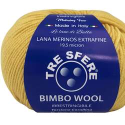 BIMBO WOOL jaune 50g