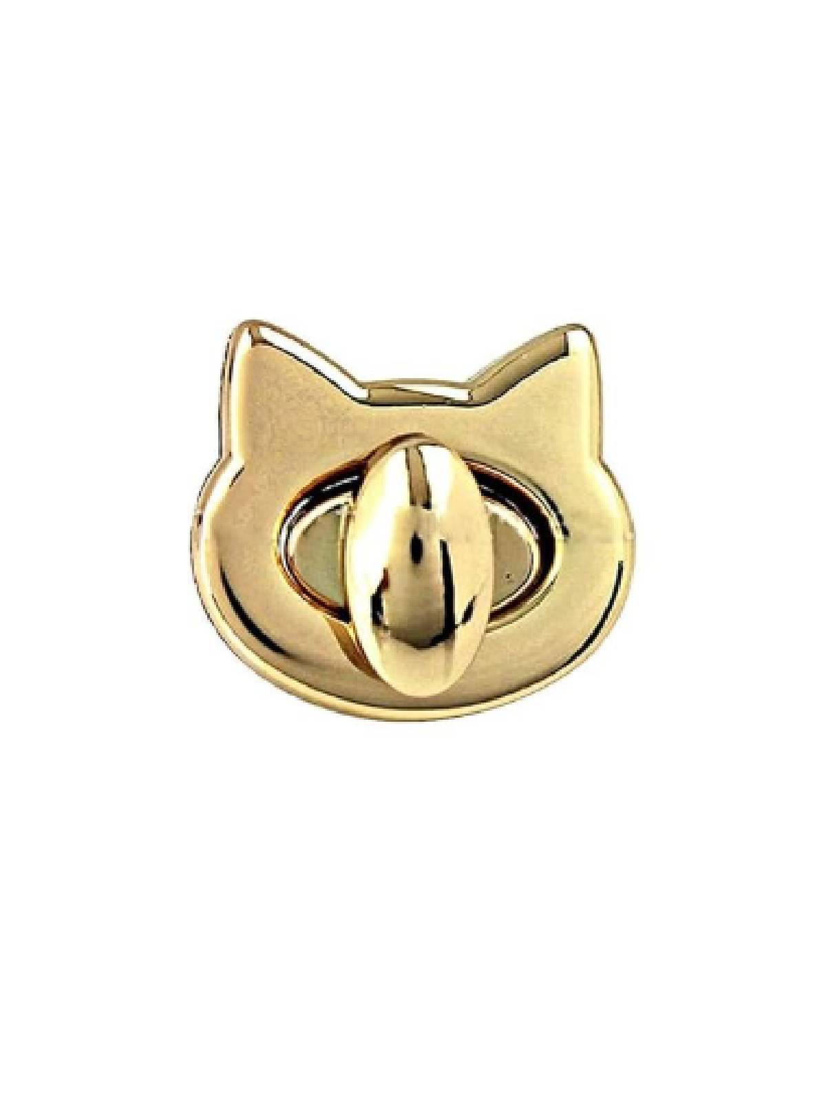 Bijou de sac motif chat couleur or