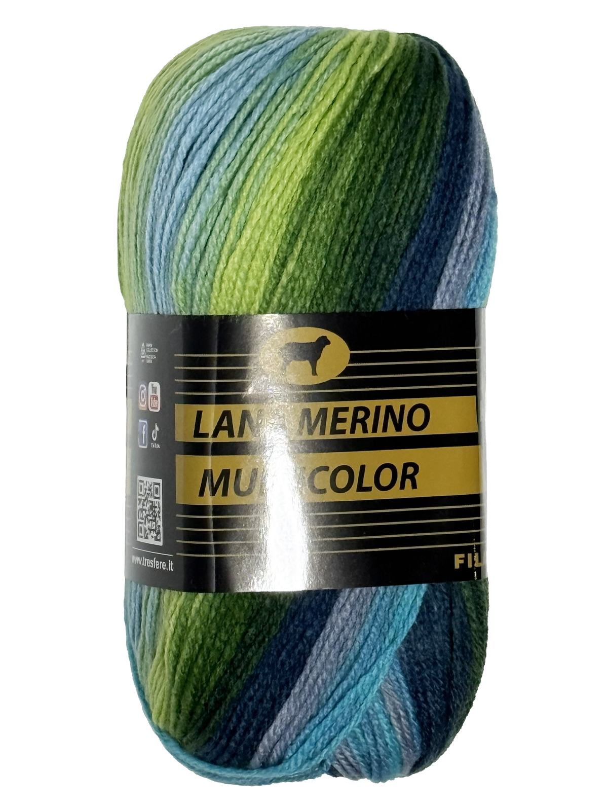 MERINO MULTICOLOR Forêt océanique 100g